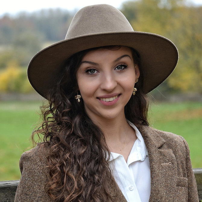 Hawthorn Leaf Earrings, 9ct Yellow Gold Earrings