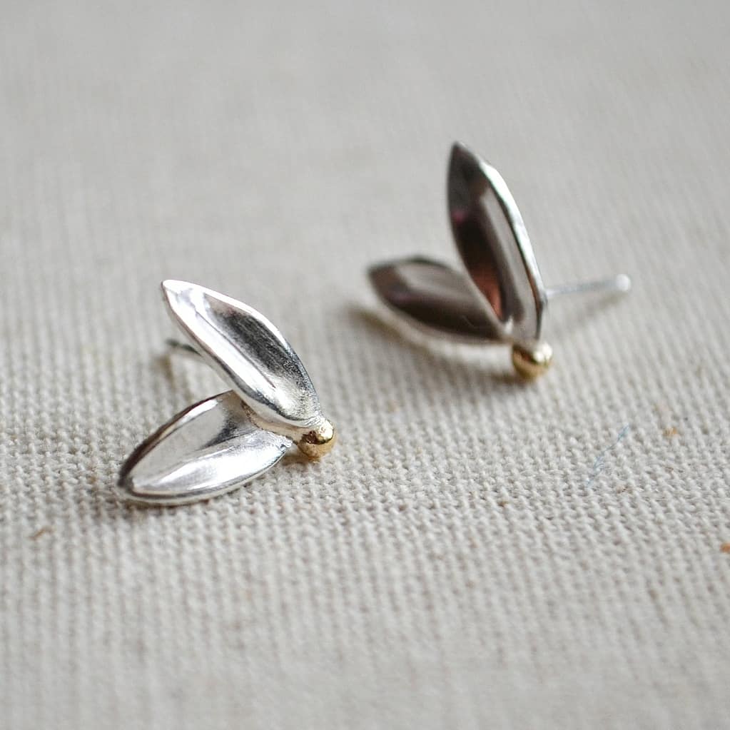 Fallen Leaves Stud Earrings