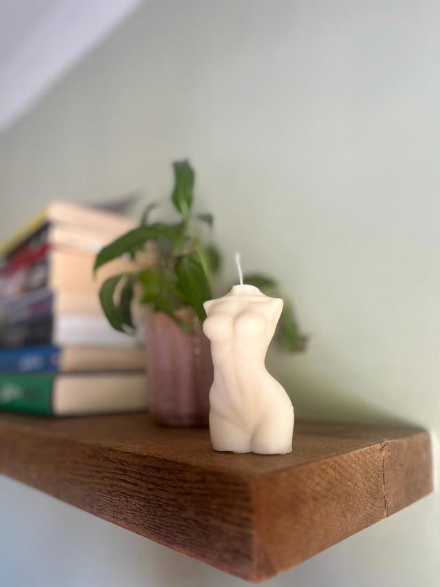 Female Torso Candle