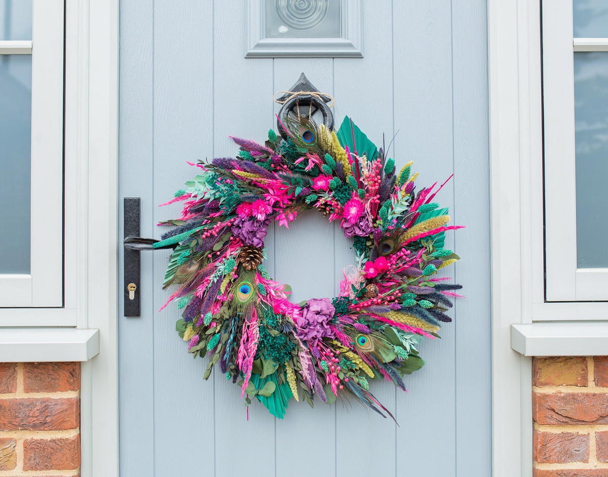 Peacock popular Wreath